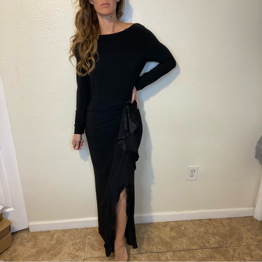 Lauren Ralph Lauren Black Long Sleeve Dress